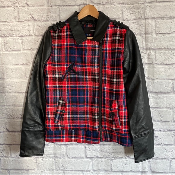 hurley plaid jacket